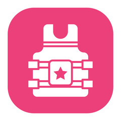 Sticker - Bulletproof Vest Icon