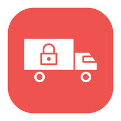 Wall Mural - Locked Delivery Icon