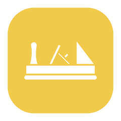 Canvas Print - Plane Tool Icon