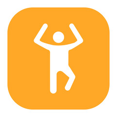 Sticker - Yoga Icon