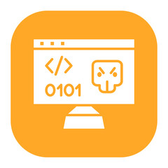 Sticker - Hack Code Icon