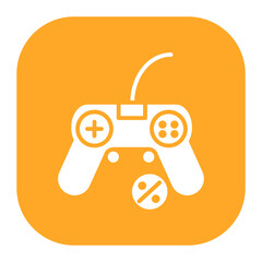 Canvas Print - Gamepad Sale Icon