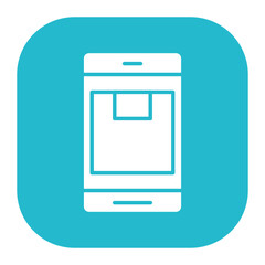 Sticker - Mobile Delivery Box Icon