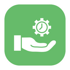 Canvas Print - Time Management Icon