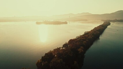 Sticker - Aerial view of West Lake