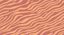 Wavy Swirl Groovy Pattern. Simple Vector Illustration. Funky Retro Wallpaper. Abstract Vector Swirl Background. Modern Artistic Background. Seamless Design For Tile, Print, Swimwear.