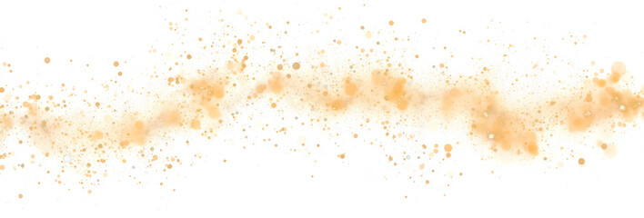 Wall Mural - Gold Dust Swirl, PNG File of Isolated Cutout Object