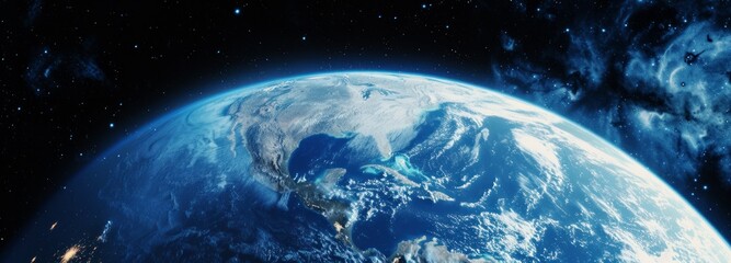 planet earth globe view from space