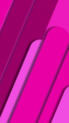Wall Mural - white color diagonally moving thick stripes of lines moving, pink color background. abstract geometr