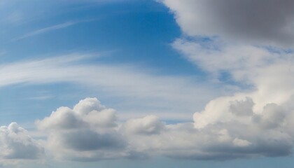 Canvas Print - blue sky with clouds