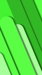 Wall Mural - white color diagonally moving thick stripes of lines moving, green color background. abstract geomet