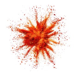 artistic exploding chili powder