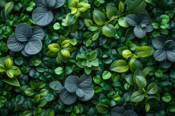 Wall Mural - Nature's Tapestry: Decorative Hedge