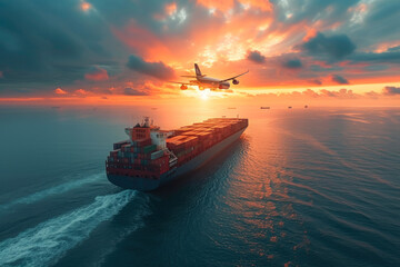 Shipping and Soaring: Vessels Across Elements