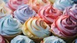 Colorful Ice Cream Cones in Cone Shape
