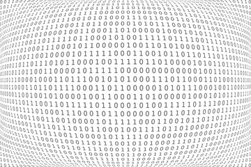 Program datum background. Programming binary coding. Matrix