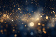 golden abstract bokeh background