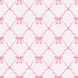 Ilustración patrón rosa lazo amor adorno estampado cinta coquette adorable lindo cute bonito arte decoración 