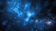 Vibrant cosmic galaxy with star clusters and nebula for space backgrounds