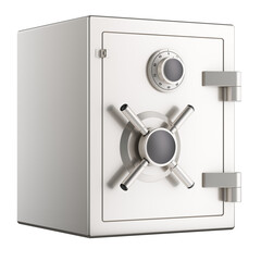 Poster - Combination Lock Safe, 3D rendering isolated on transparent background