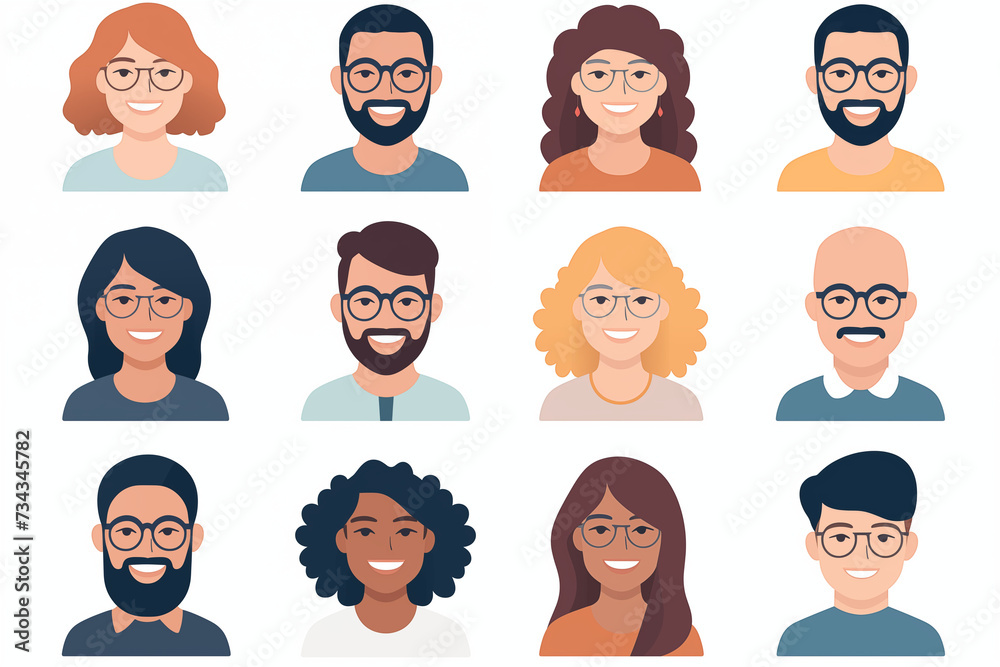 Inclusive Faces A Diverse Collection of Buyer Personas and Avatars for ...