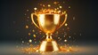 © VisualVanguard - Champion trophy with confetti