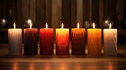 Canvas Print - light seven candle