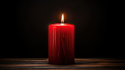 Poster - decor red candle