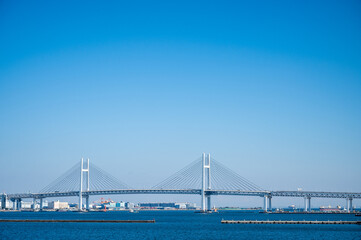 神奈川県横浜市みなとみらいの都市風景