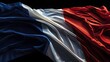 waving colorful flag of france