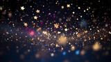Fototapeta Do akwarium - Sparkling confetti on background
