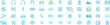 © yukipon00 - Video line icon set. camera, movie, video, music, cinema, audio, play, pause, media, content, live, production, player, collection vector