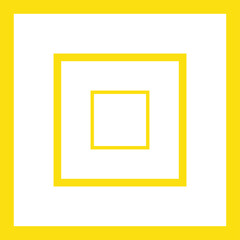 Aufkleber - abstract seamless repeatable yellow rectangle line art.