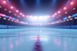 Blur ice hockey arena or stadium background