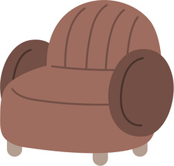 hand drawn couch doodle illustration