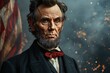 Abraham Lincoln's Facial Expression in the Month of November Generative AI