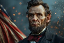 Abraham Lincoln's Eyes Generative AI
