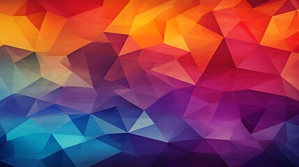 Wall Mural - Abstract geometric pattern colorful modern background