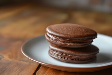 Poster - Japanese double pancake with chocolate filling ideal for kids lunches