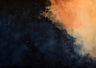 Wall Mural - abstract space background clashing with sand