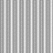 Hand-drawn seamless monochrome pattern with grunge texture. Vertical stripes, intertwining lines. Vector background for printing on fabric, gift wrapping, covers, wallpapers.
