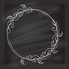 Wall Mural - chalk_background_square_3