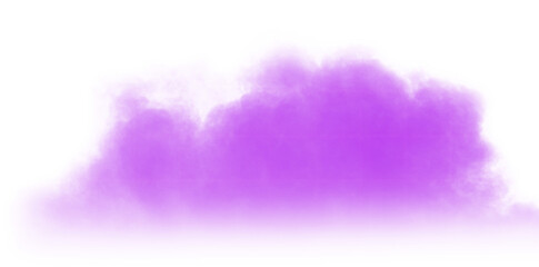 purple smoke effect for decoration and covering on the transparent background
