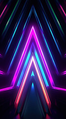 Wall Mural - Abstract neon background