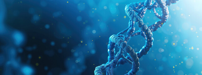 Aufkleber - DNA double helix. DNA molecule structure. Medical science research of chromosome DNA genetic biotechnology in human genome cell. Science laboratory experiments analysis and genetic engineering study.