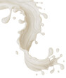 © Anusorn - milk or white liquid splash 3d rendering.