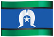 Torres Strait Islander Flag Wave