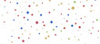 © vegefox.com - confetti png. Gold confetti falls from the sky. Glittering confetti on a transparent background. Holiday