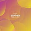 Abstract rainbow background, Colourful web banner