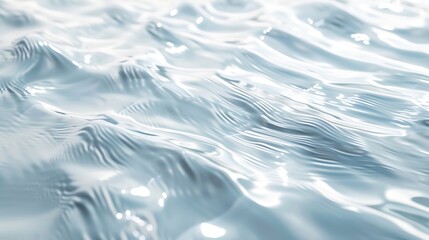 Leinwandbilder - white wave abstract or rippled water texture background : Generative AI